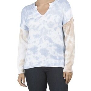 WIT &WISDOM Womens Pullover Long Sleeve Sweater XS blue Cotton‎ Sweatshirt NEW